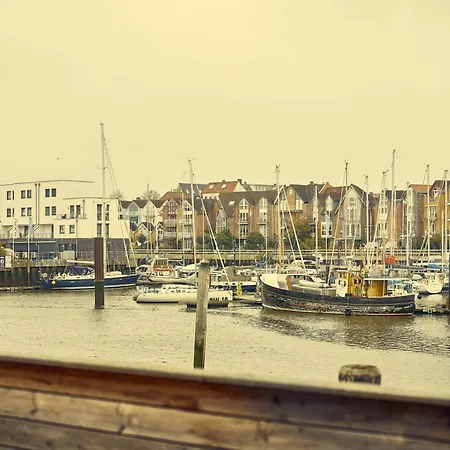 Lejlighed City-marina Cuxhaven, Achterndeck